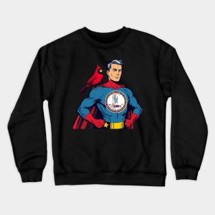 Richmond Virginia 1960s Comic Book Superhero RVA Crewneck Sweatshirt